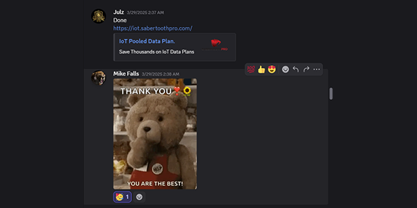 Sabertooth Pro client testimonial 2